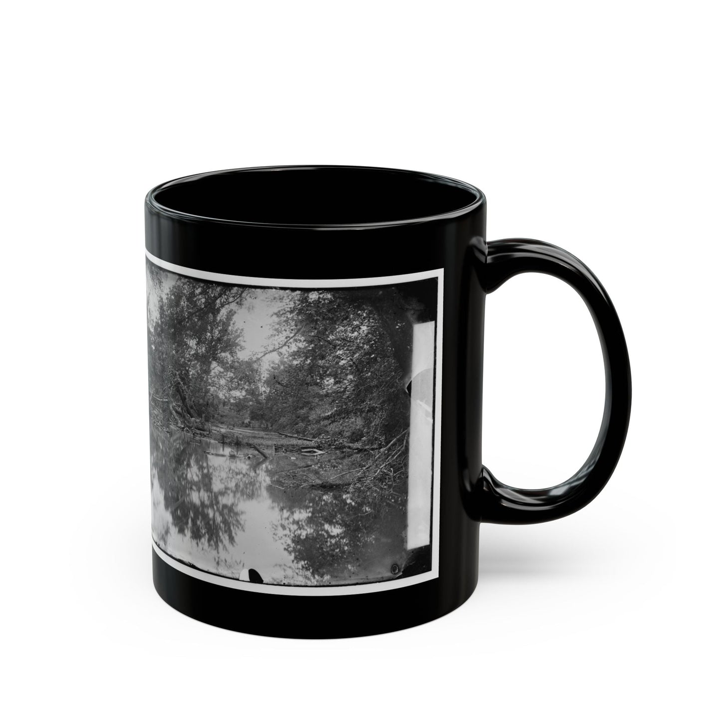 Bull Run, Va. View Of Bull Run (U.S. Civil War) Black Coffee Mug