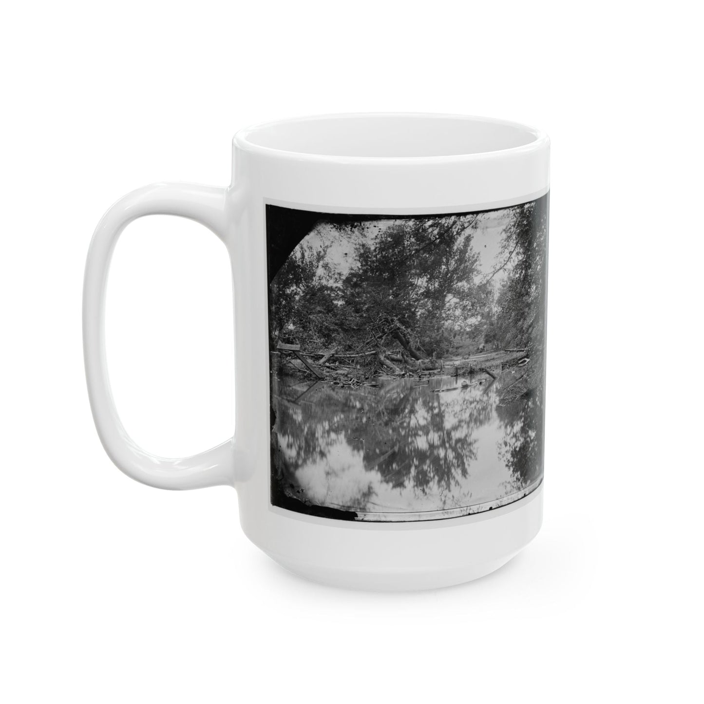 Bull Run, Va. View Of Bull Run (U.S. Civil War) White Coffee Mug