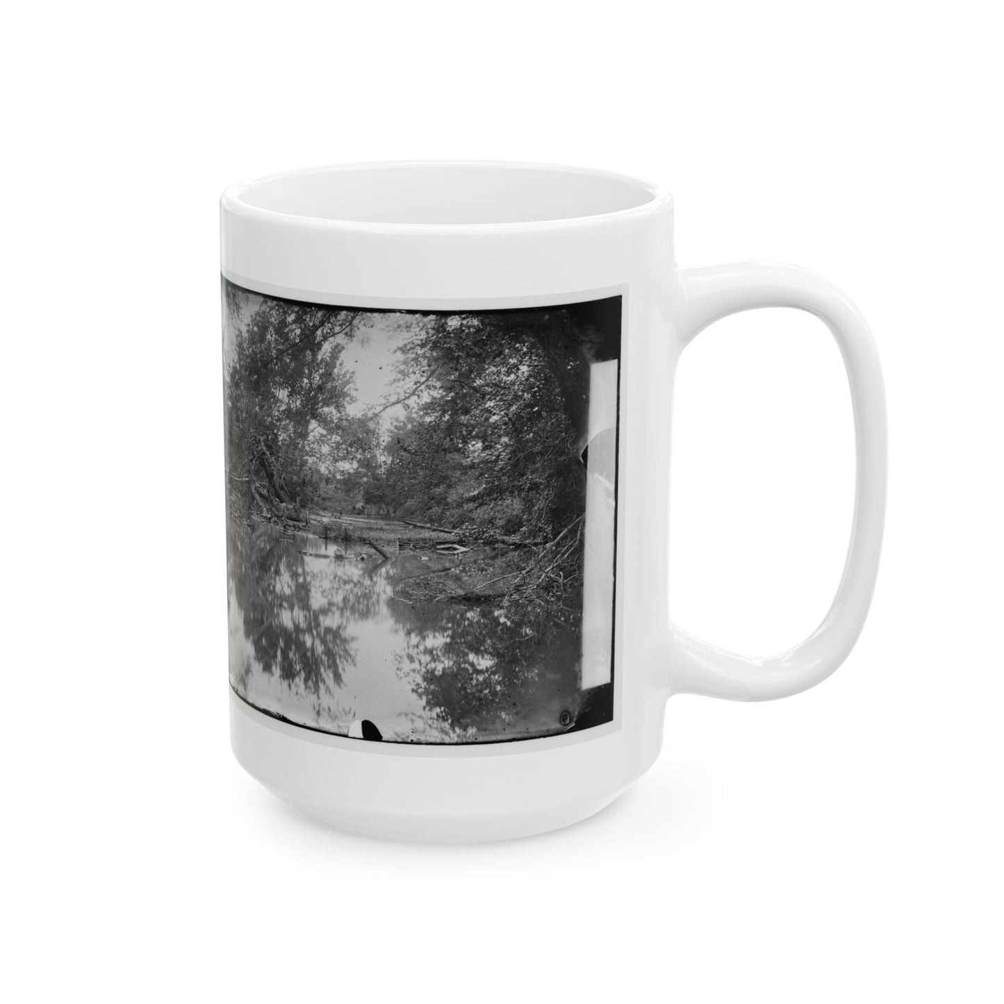 Bull Run, Va. View Of Bull Run (U.S. Civil War) White Coffee Mug