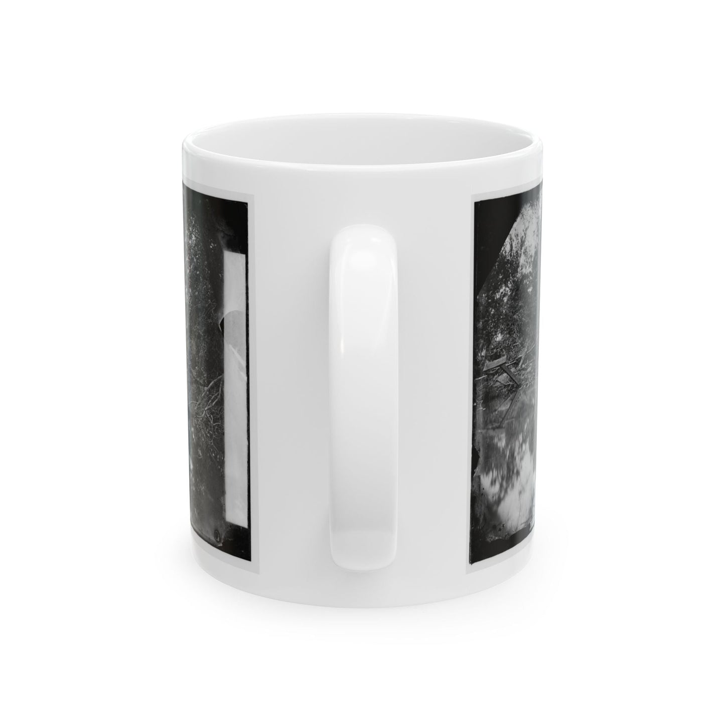 Bull Run, Va. View Of Bull Run (U.S. Civil War) White Coffee Mug