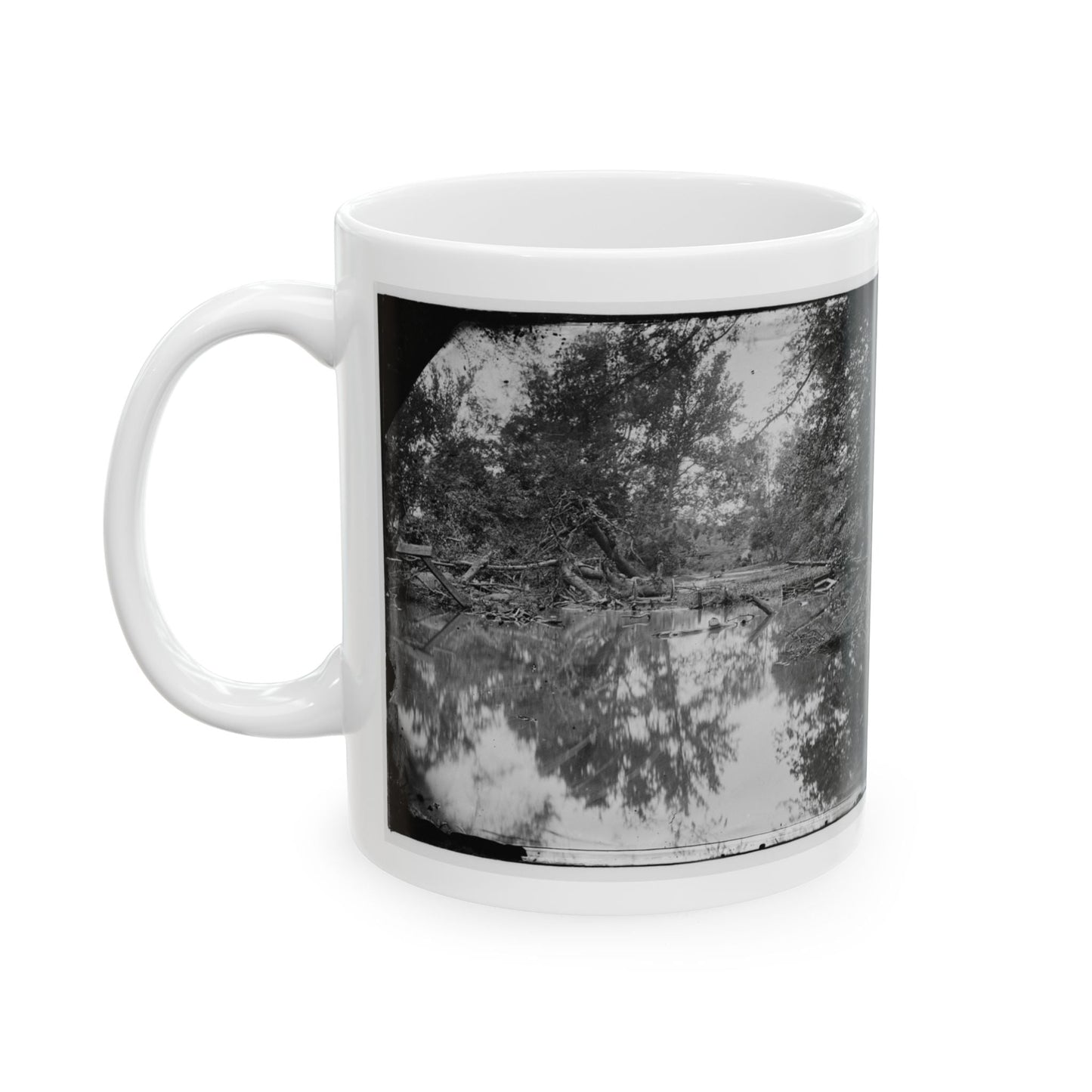 Bull Run, Va. View Of Bull Run (U.S. Civil War) White Coffee Mug