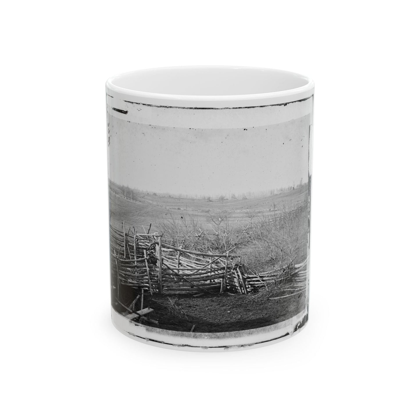 Bull Run, Va. View Of The Battlefield (U.S. Civil War) White Coffee Mug