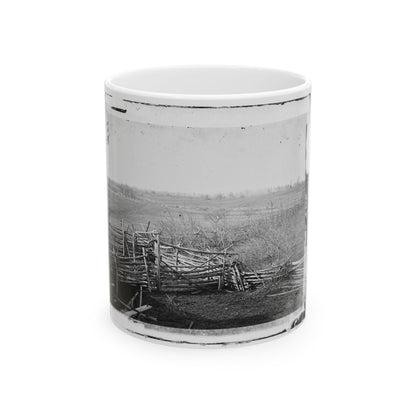 Bull Run, Va. View Of The Battlefield (U.S. Civil War) White Coffee Mug