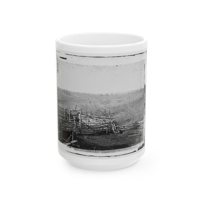 Bull Run, Va. View Of The Battlefield (U.S. Civil War) White Coffee Mug