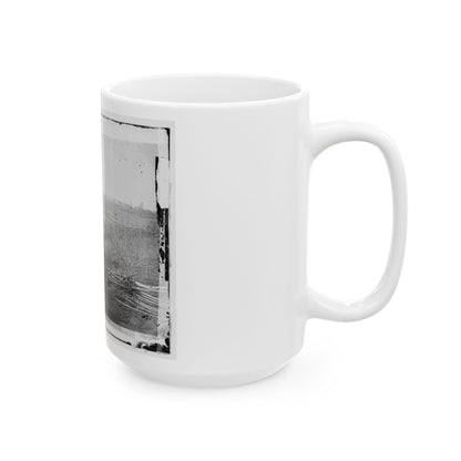 Bull Run, Va. View Of The Battlefield (U.S. Civil War) White Coffee Mug