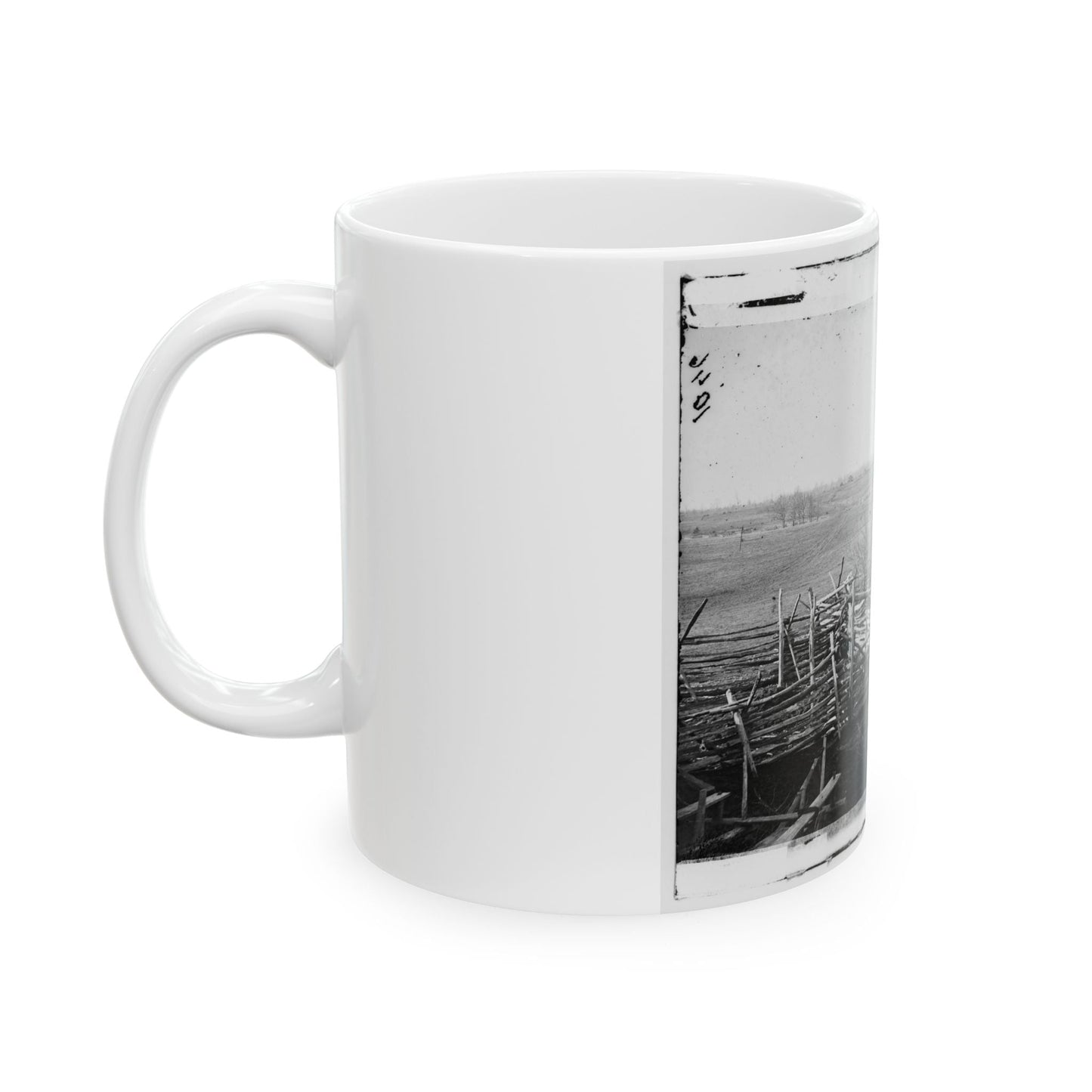 Bull Run, Va. View Of The Battlefield (U.S. Civil War) White Coffee Mug