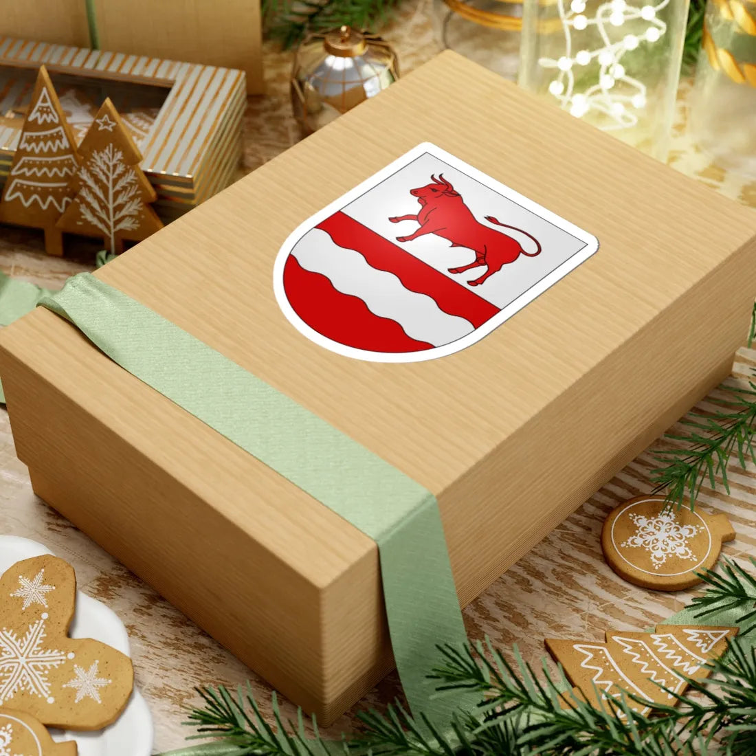Bulle - Coat of arms 2 (Switzerland) (Coat of Arms) STICKER Vinyl Kiss-Cut Decal - The Sticker Space