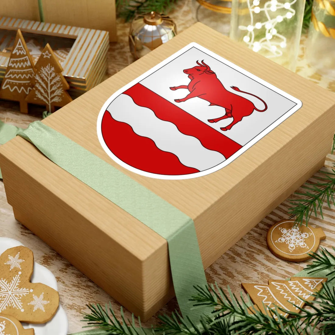 Bulle - Coat of arms 2 (Switzerland) (Coat of Arms) STICKER Vinyl Kiss-Cut Decal - The Sticker Space