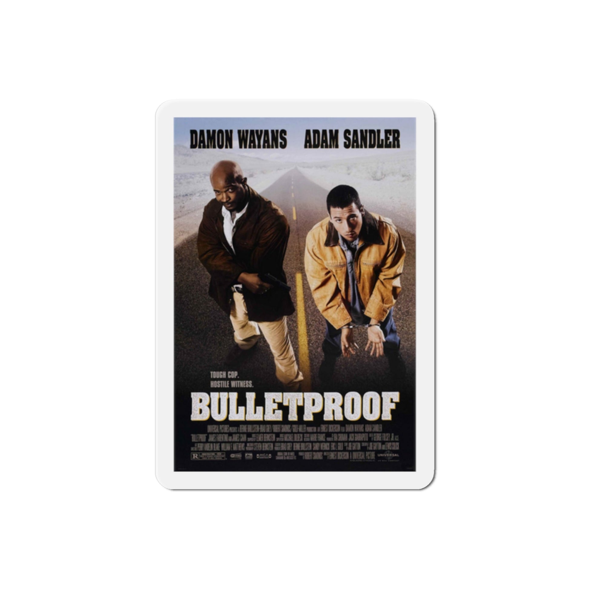 Bulletproof 1996 Movie Poster Die-Cut Magnet-2" x 2"-The Sticker Space