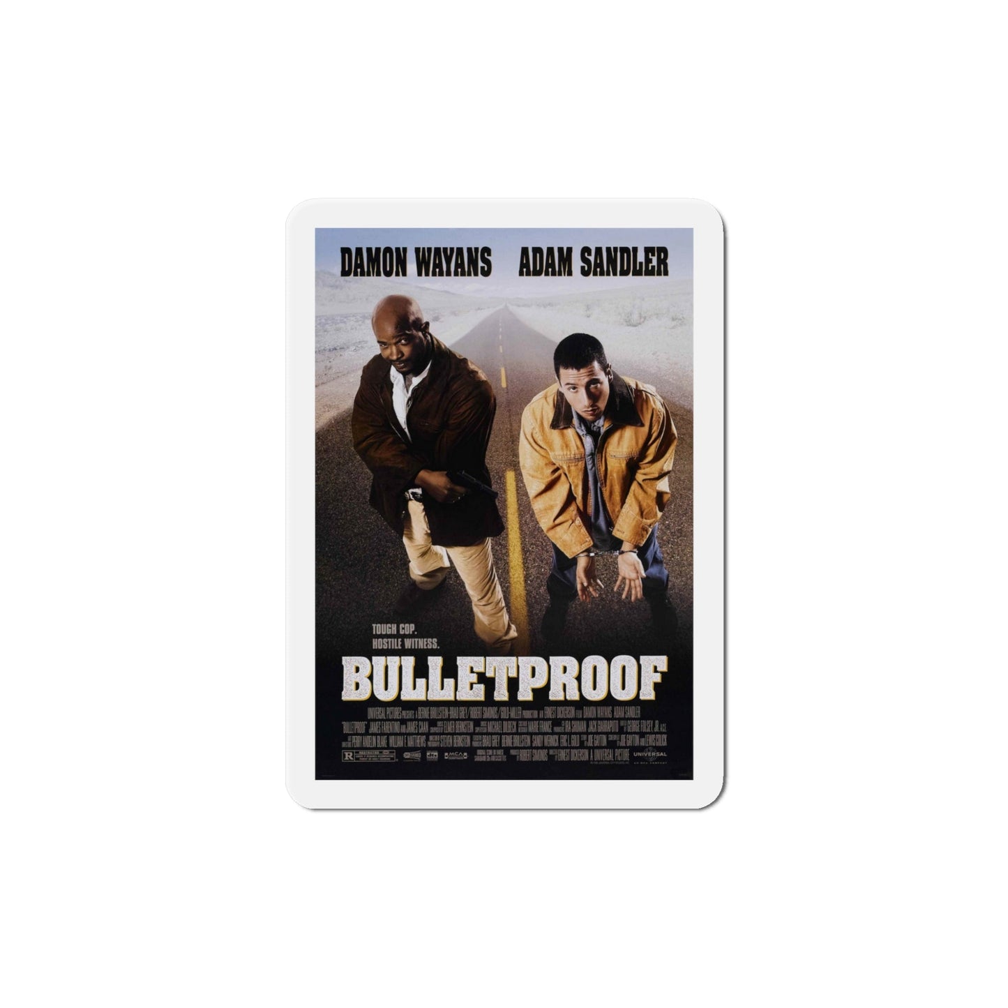 Bulletproof 1996 Movie Poster Die-Cut Magnet-5" x 5"-The Sticker Space