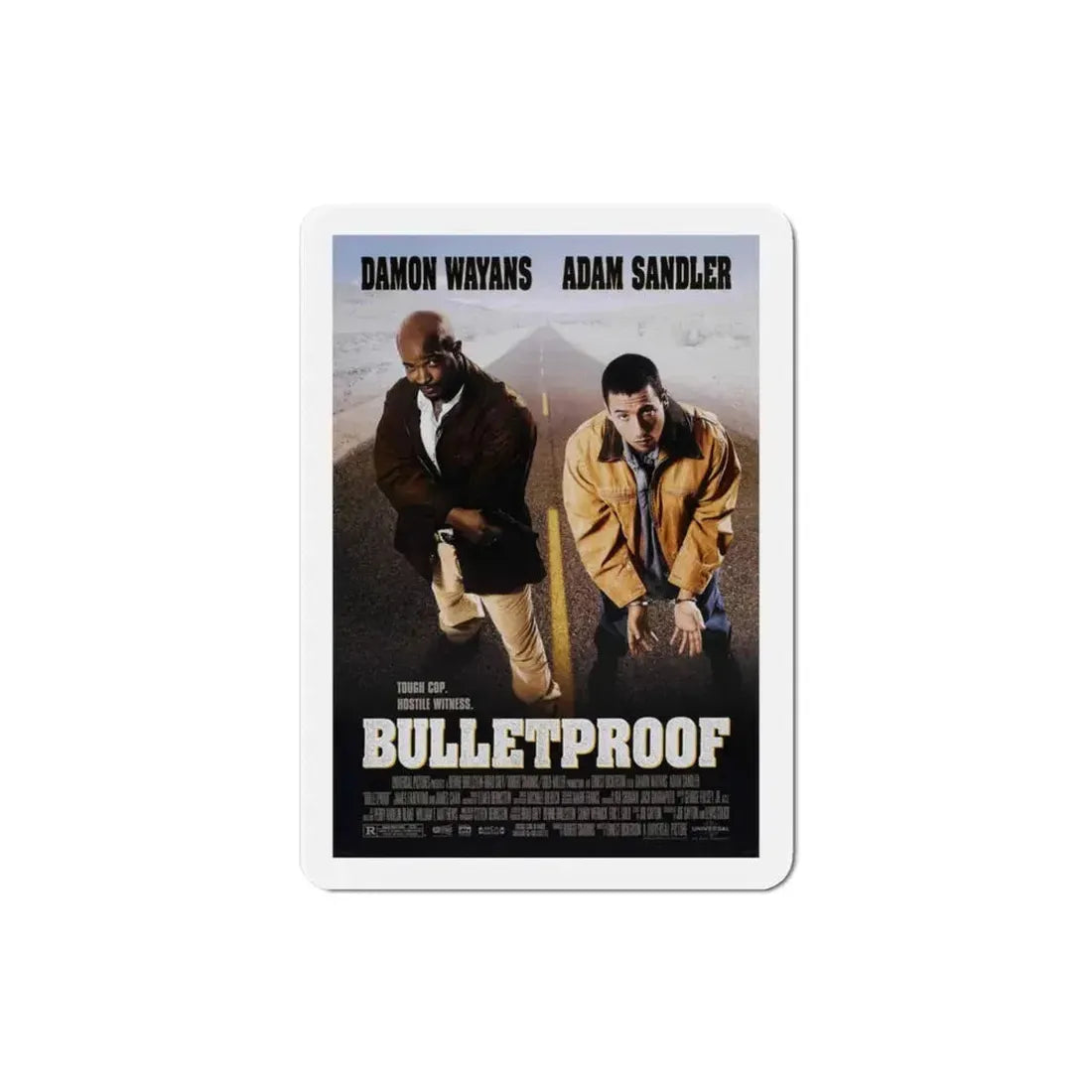 Bulletproof 1996 Movie Poster Refrigerator Magnet 3 Inch - The Sticker Space