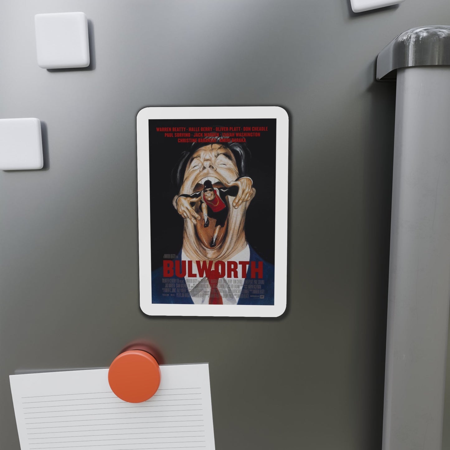 Bulworth 1998 Movie Poster Die-Cut Magnet-The Sticker Space