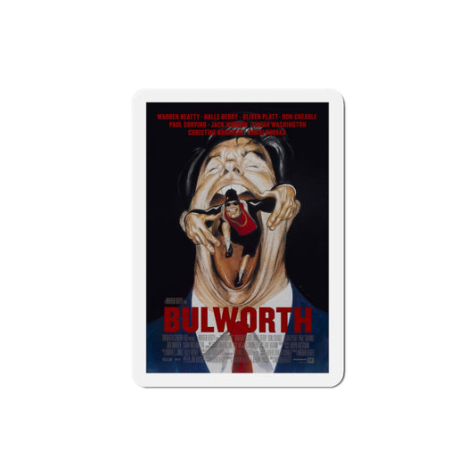 Bulworth 1998 Movie Poster Die-Cut Magnet-3" x 3"-The Sticker Space