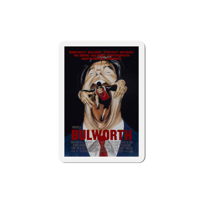 Bulworth 1998 Movie Poster Die-Cut Magnet-6 × 6"-The Sticker Space