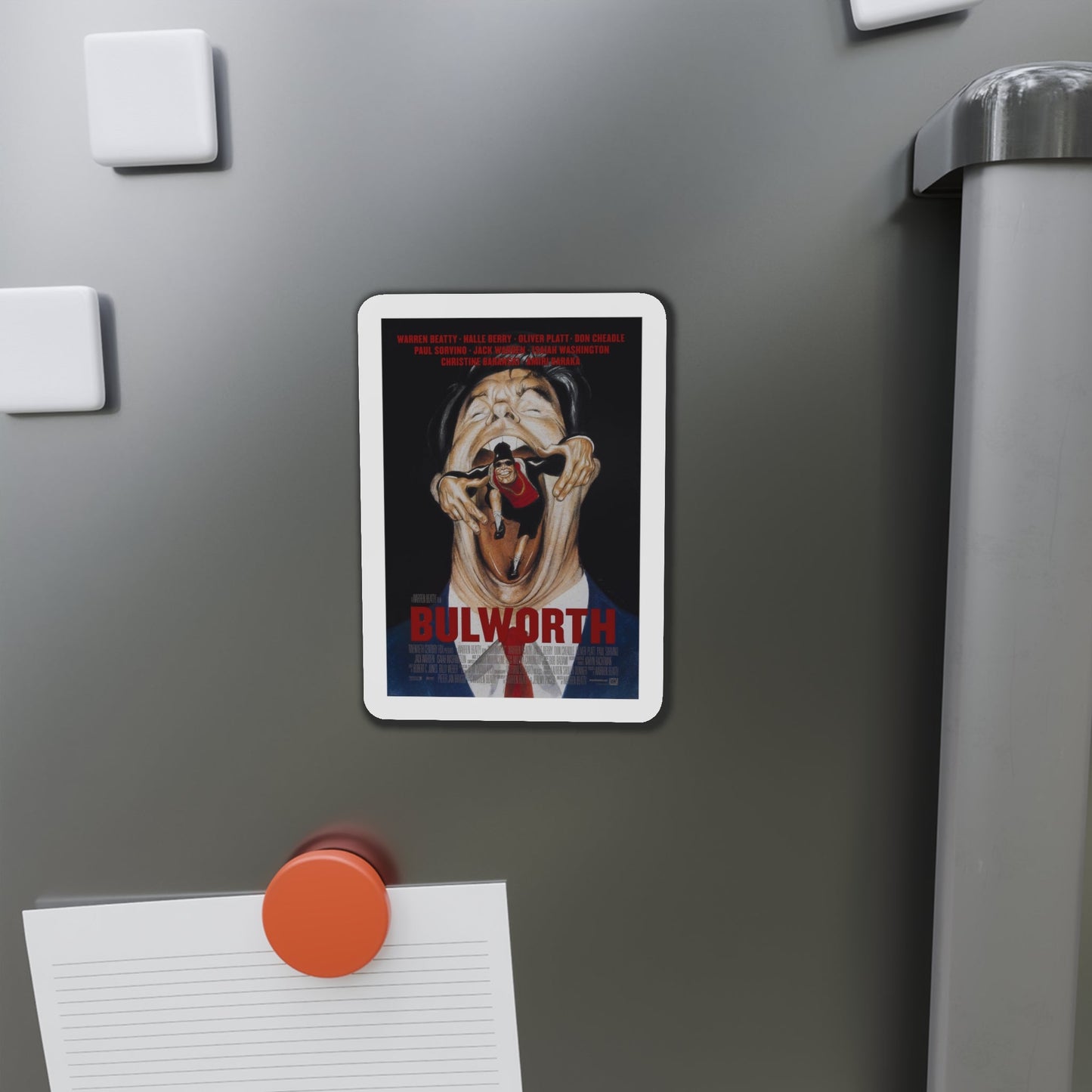 Bulworth 1998 Movie Poster Die-Cut Magnet-The Sticker Space