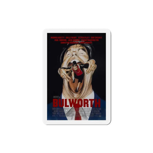 Bulworth 1998 Movie Poster Refrigerator Magnet 3 Inch - The Sticker Space