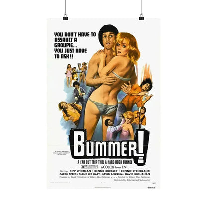 BUMMER! (THE SADIST) 1973 - Paper Movie Poster 16″ x 24″ Matte - The Sticker Space