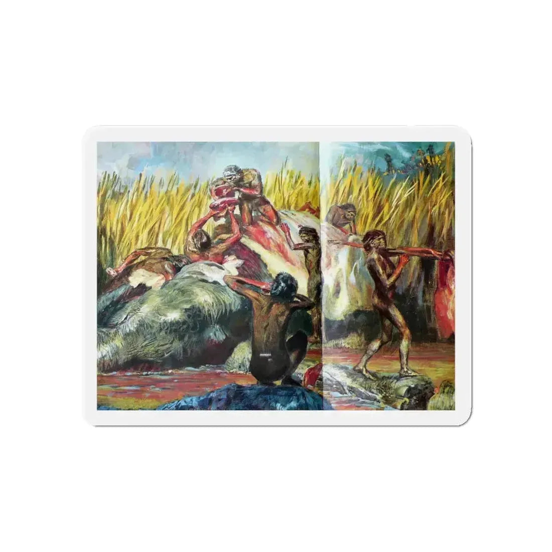 Bumper Harvest (Magazine Illustration) Refrigerator Magnet 5 Inch Die-Cut - The Sticker Space