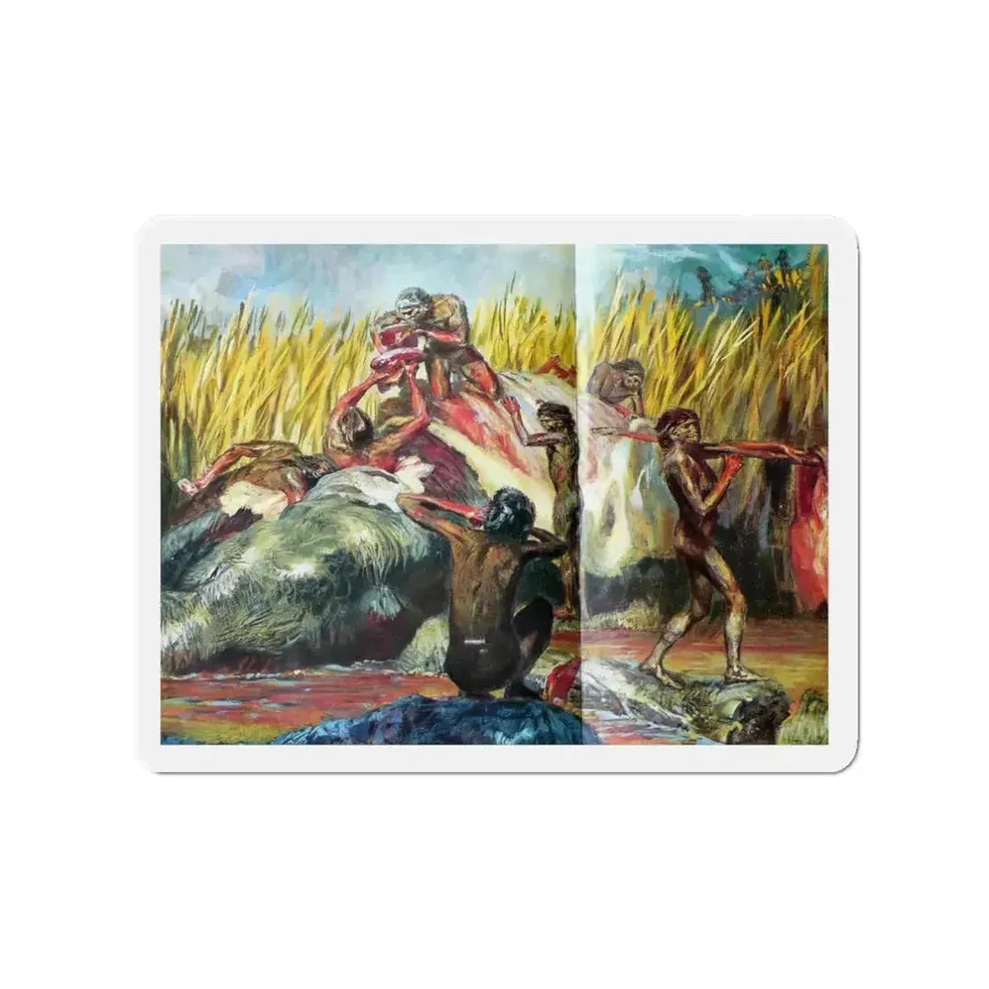 Bumper Harvest (Magazine Illustration) Refrigerator Magnet - The Sticker Space