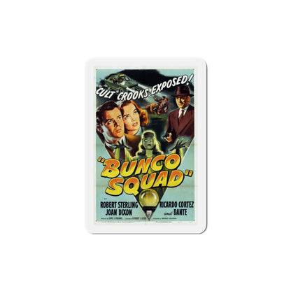 Bunco Squad 1950 Movie Poster Die-Cut Magnet-5 Inch-The Sticker Space