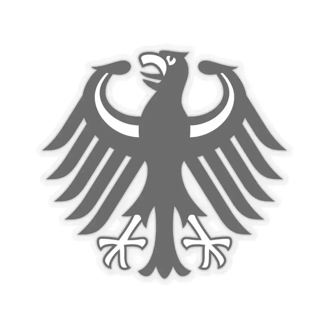 Bundesadler Bundesorgane (Germany) STICKER Vinyl Kiss-Cut Decal 6 Inch Transparent - The Sticker Space