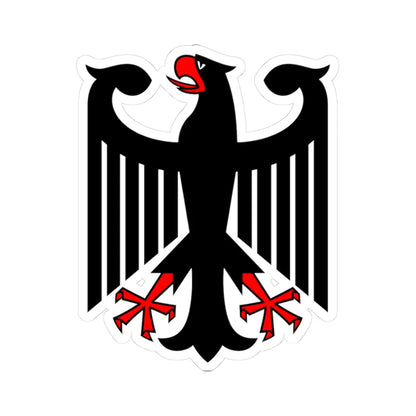 Bundesadler Bundeswappen (Germany) (Coat of Arms) STICKER Vinyl Kiss-Cut Decal 3 Inch White - The Sticker Space