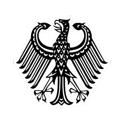 Bundesadler (Germany) STICKER Vinyl Kiss-Cut Decal 2 Inch White - The Sticker Space