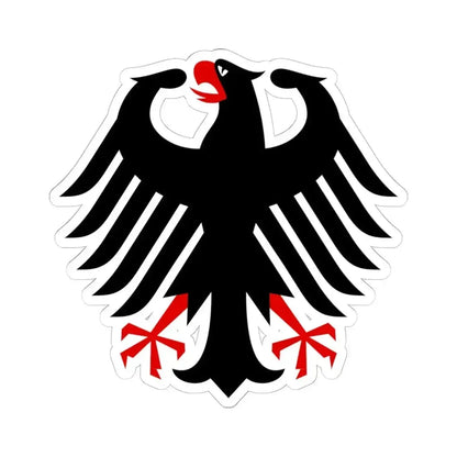 Bundesadler rahmenlos ohne Schild (Germany) STICKER Vinyl Kiss-Cut Decal 6 Inch White - The Sticker Space
