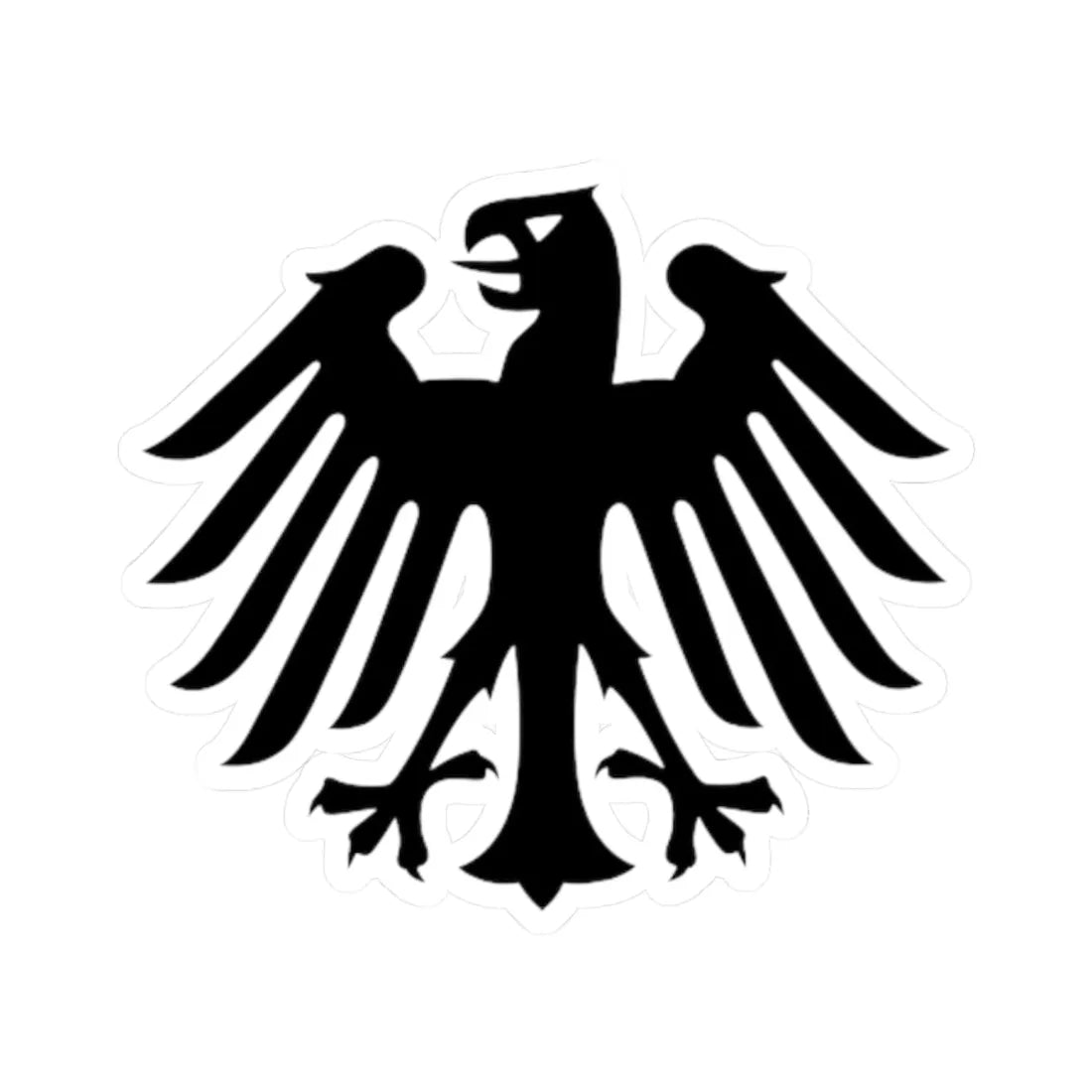 Bundespräsident Deutschland Adler (Germany) (Coat of Arms) STICKER Vinyl Kiss-Cut Decal 2 Inch White - The Sticker Space