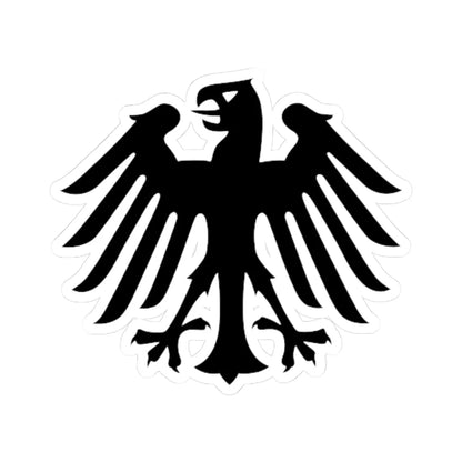 Bundespräsident Deutschland Adler (Germany) (Coat of Arms) STICKER Vinyl Kiss-Cut Decal 4 Inch White - The Sticker Space