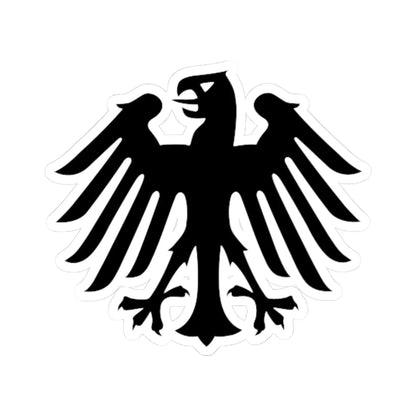 Bundespräsident Deutschland Adler (Germany) (Coat of Arms) STICKER Vinyl Kiss-Cut Decal 6 Inch White - The Sticker Space