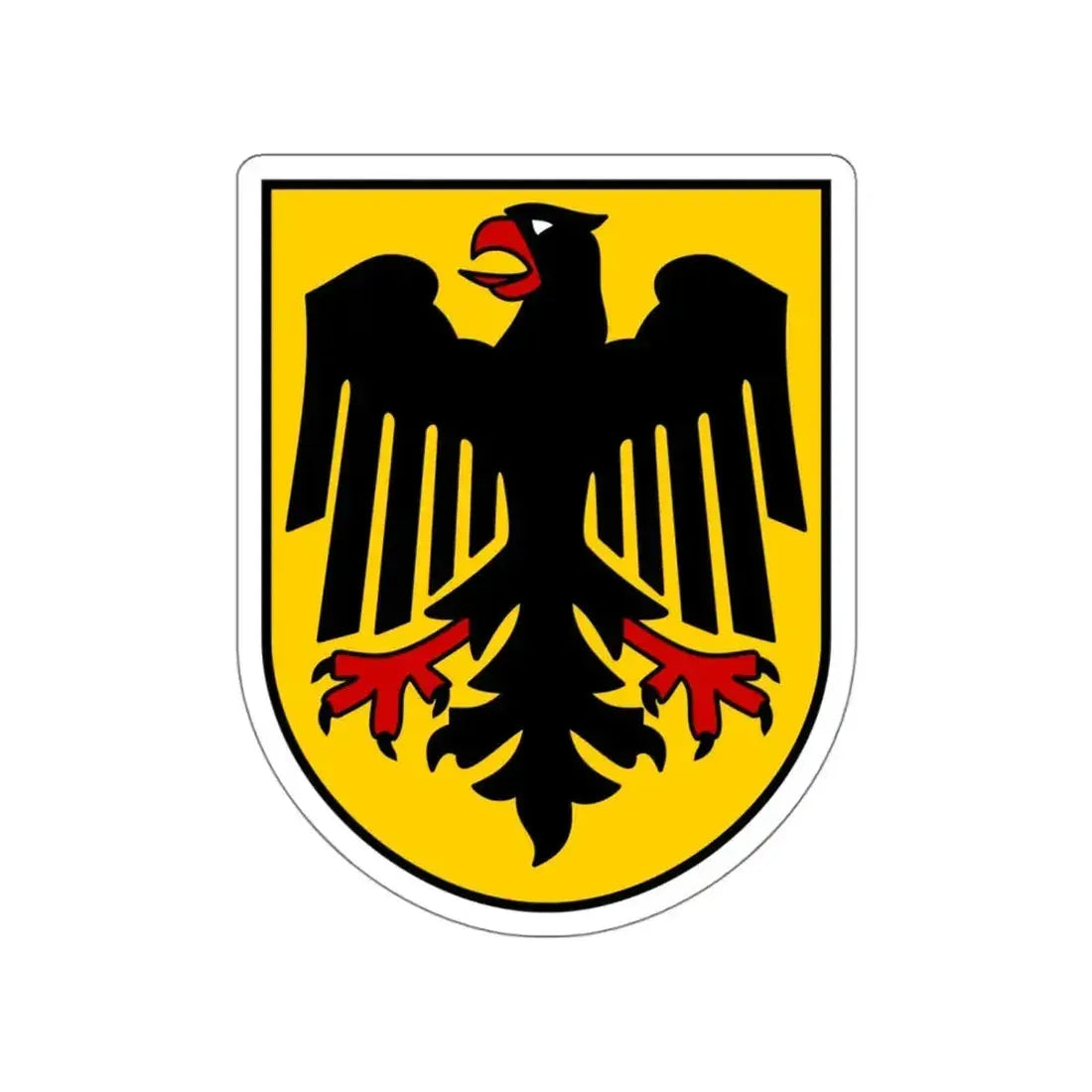 Bundesschild (Federal Shield) of the Federal Republic of Germany STICKER Vinyl Die-Cut Decal - The Sticker Space