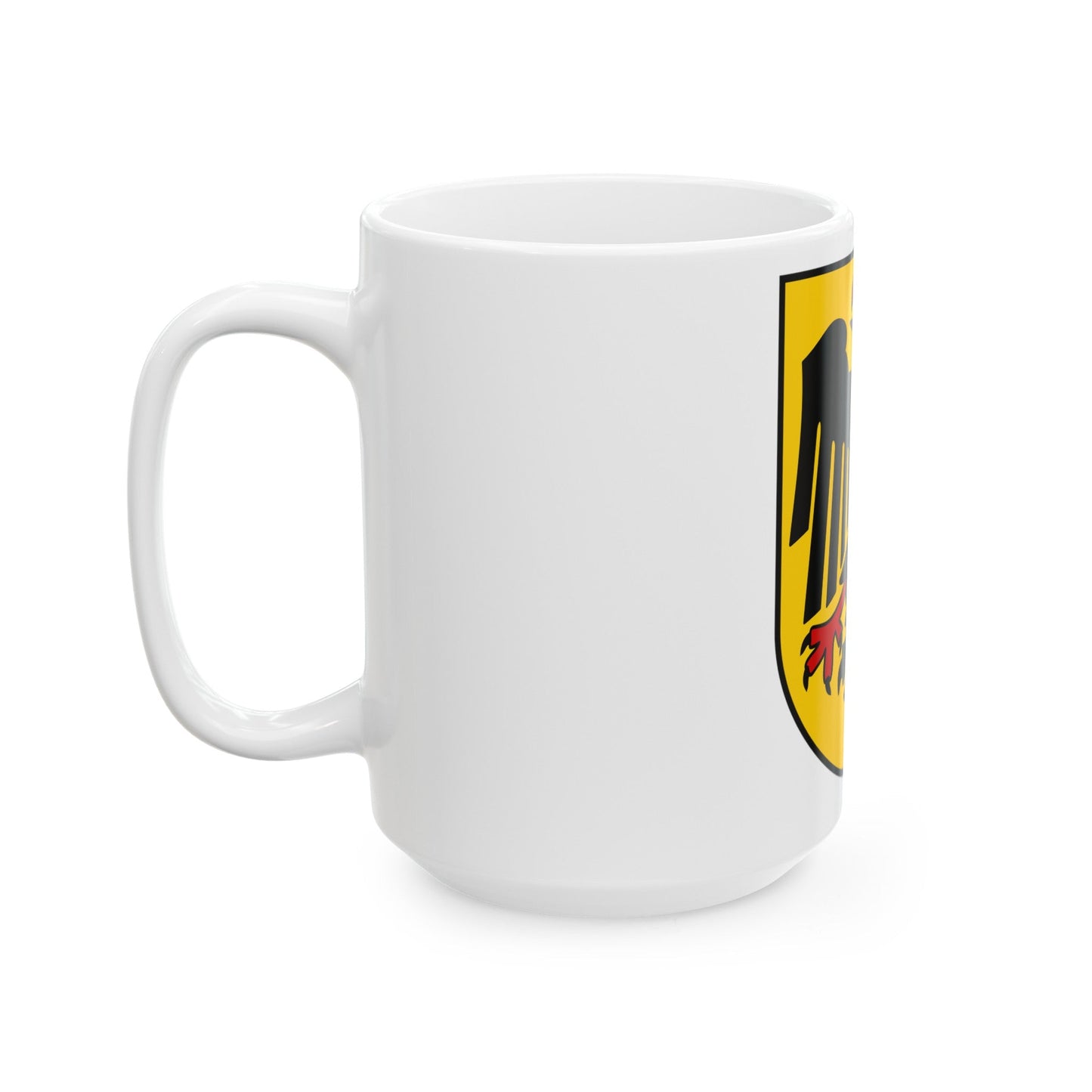 Bundesschild (Federal Shield) of the Federal Republic of Germany - White Coffee Mug-The Sticker Space