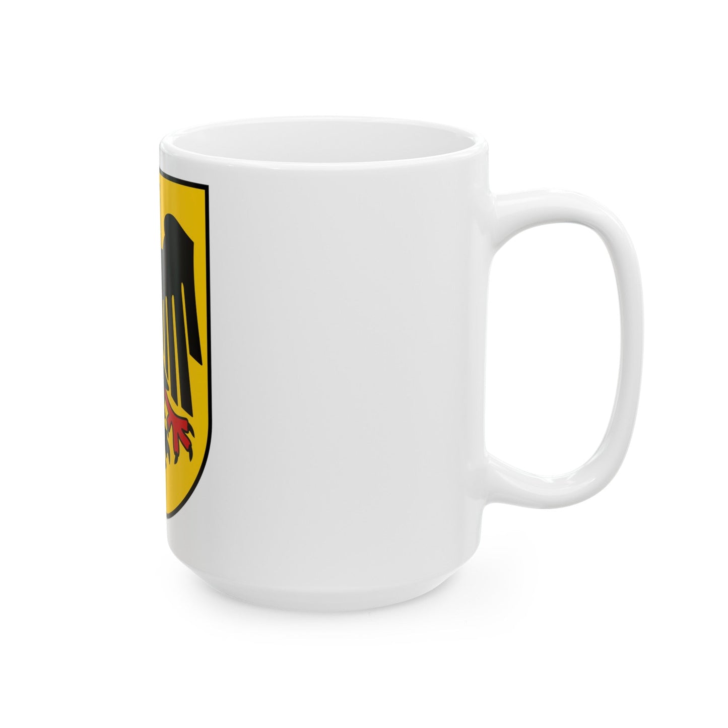 Bundesschild (Federal Shield) of the Federal Republic of Germany - White Coffee Mug-The Sticker Space