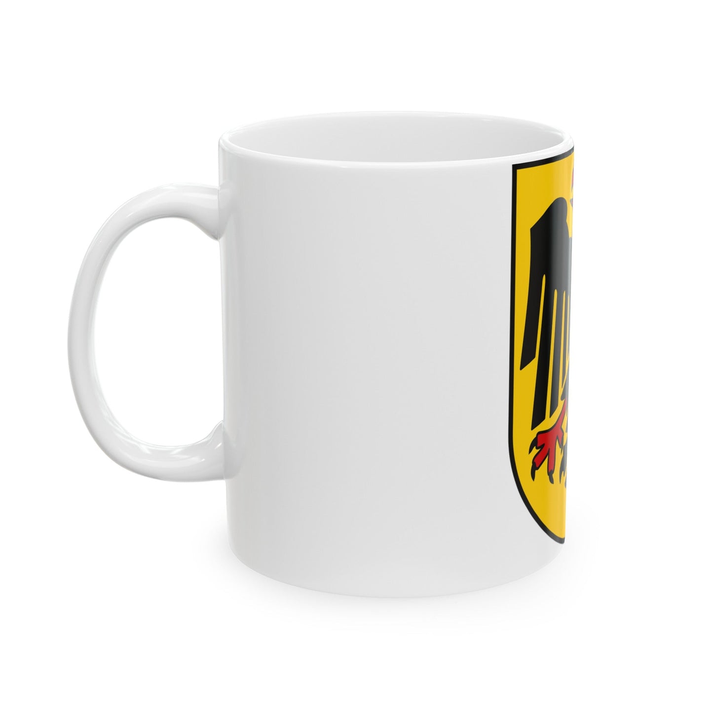 Bundesschild (Federal Shield) of the Federal Republic of Germany - White Coffee Mug-The Sticker Space