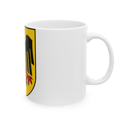 Bundesschild (Federal Shield) of the Federal Republic of Germany - White Coffee Mug-The Sticker Space