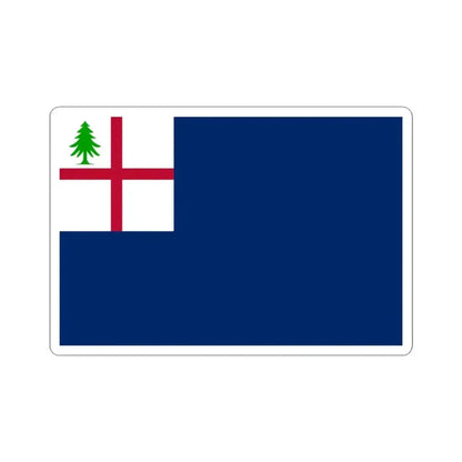 Bunker Hill Flag (United States) STICKER Vinyl Kiss-Cut Decal 3 Inch White - The Sticker Space