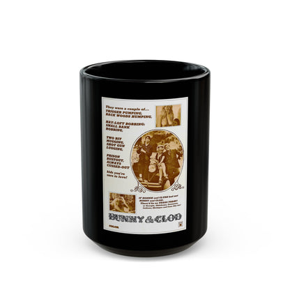 BUNNY AND CLOD 1970 Movie Poster - Black Coffee Mug-15oz-The Sticker Space