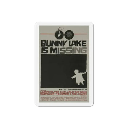 Bunny Lake Is Missing 1965 Movie Poster Refrigerator Magnet 2 Inch - The Sticker Space