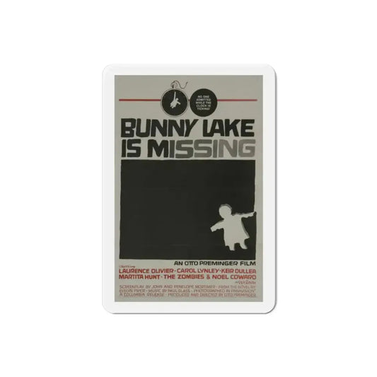 Bunny Lake Is Missing 1965 Movie Poster Refrigerator Magnet 2 Inch - The Sticker Space