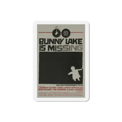 Bunny Lake Is Missing 1965 Movie Poster Refrigerator Magnet 2 Inch - The Sticker Space