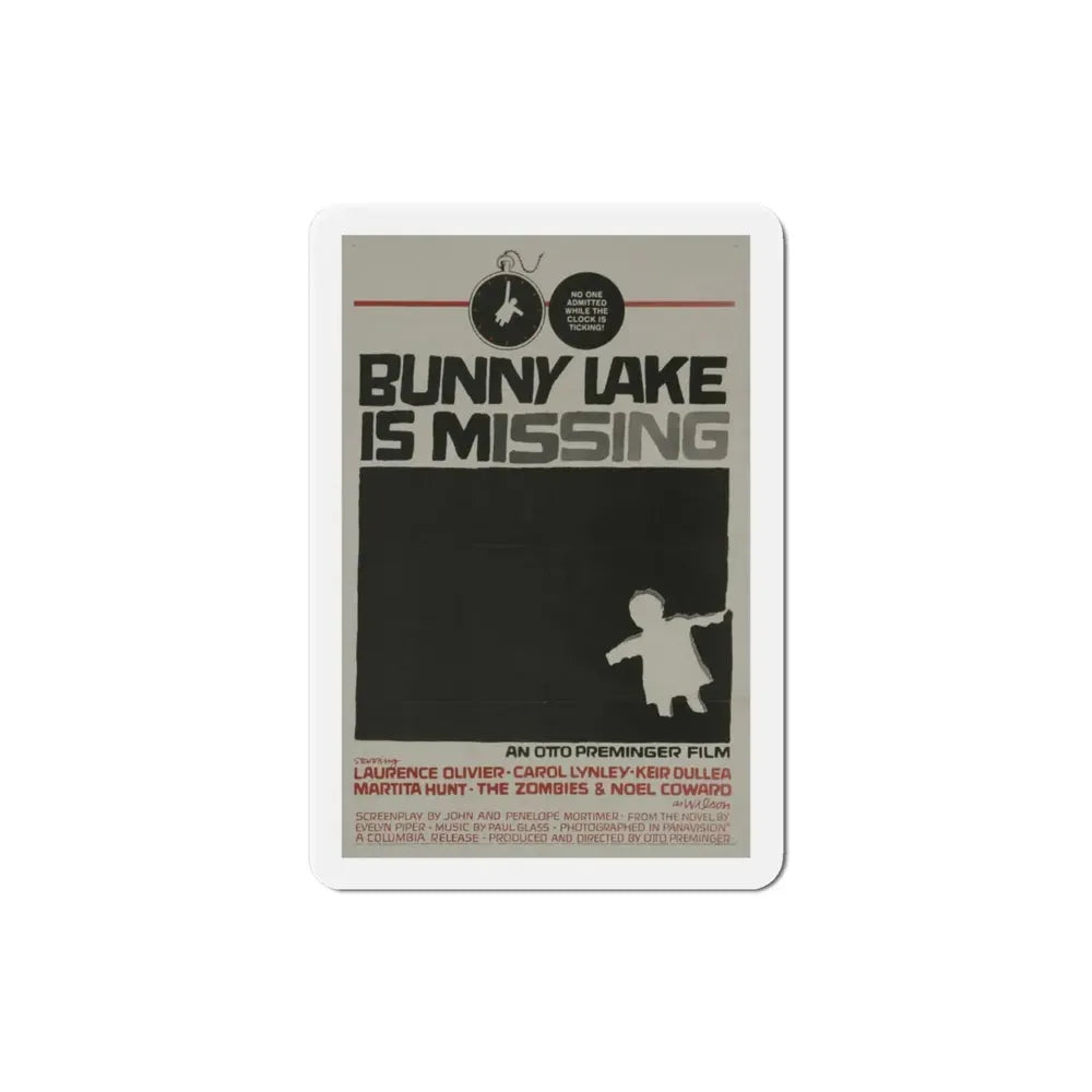 Bunny Lake Is Missing 1965 Movie Poster Refrigerator Magnet - The Sticker Space