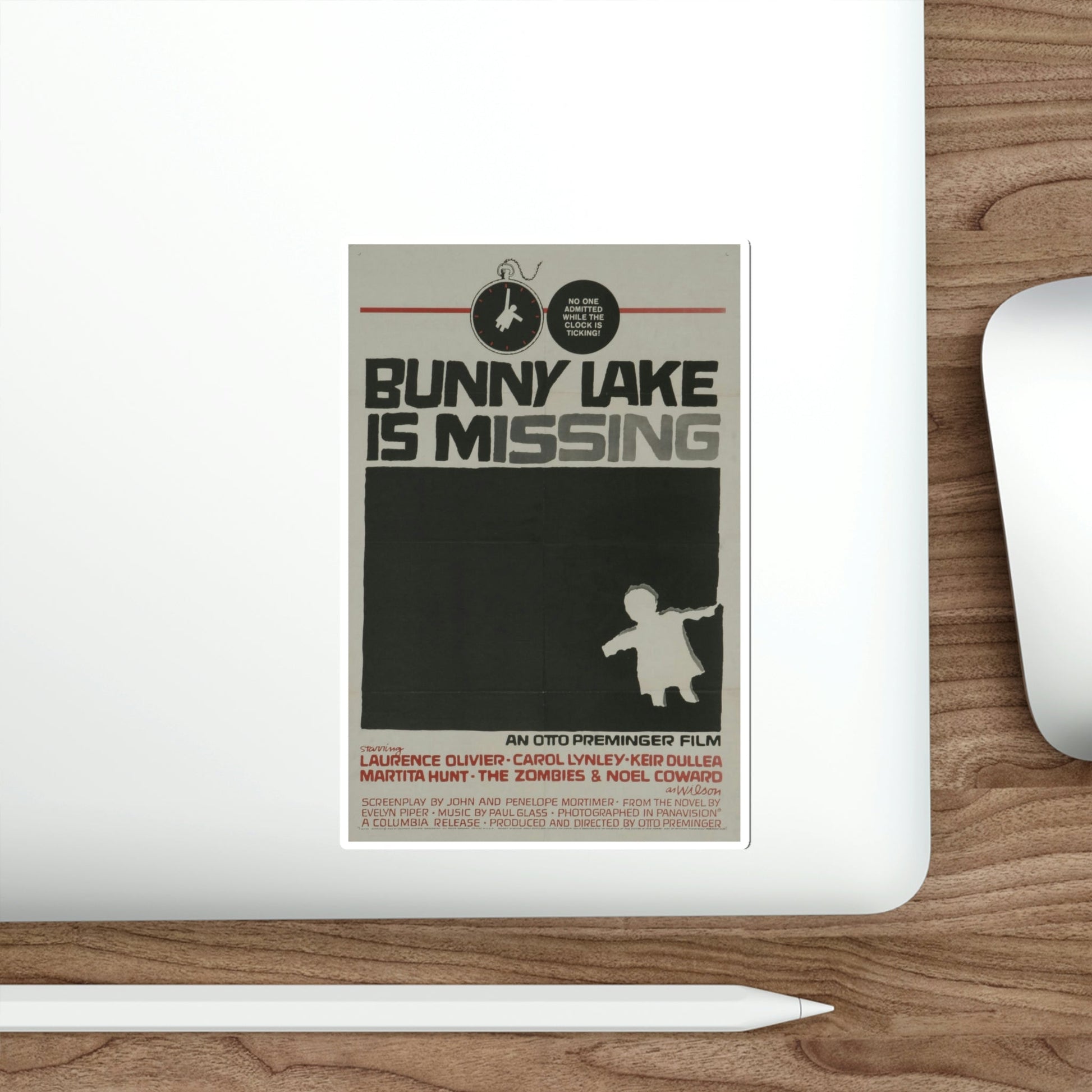 Bunny Lake Is Missing 1965 Movie Poster STICKER Vinyl Die-Cut Decal-The Sticker Space