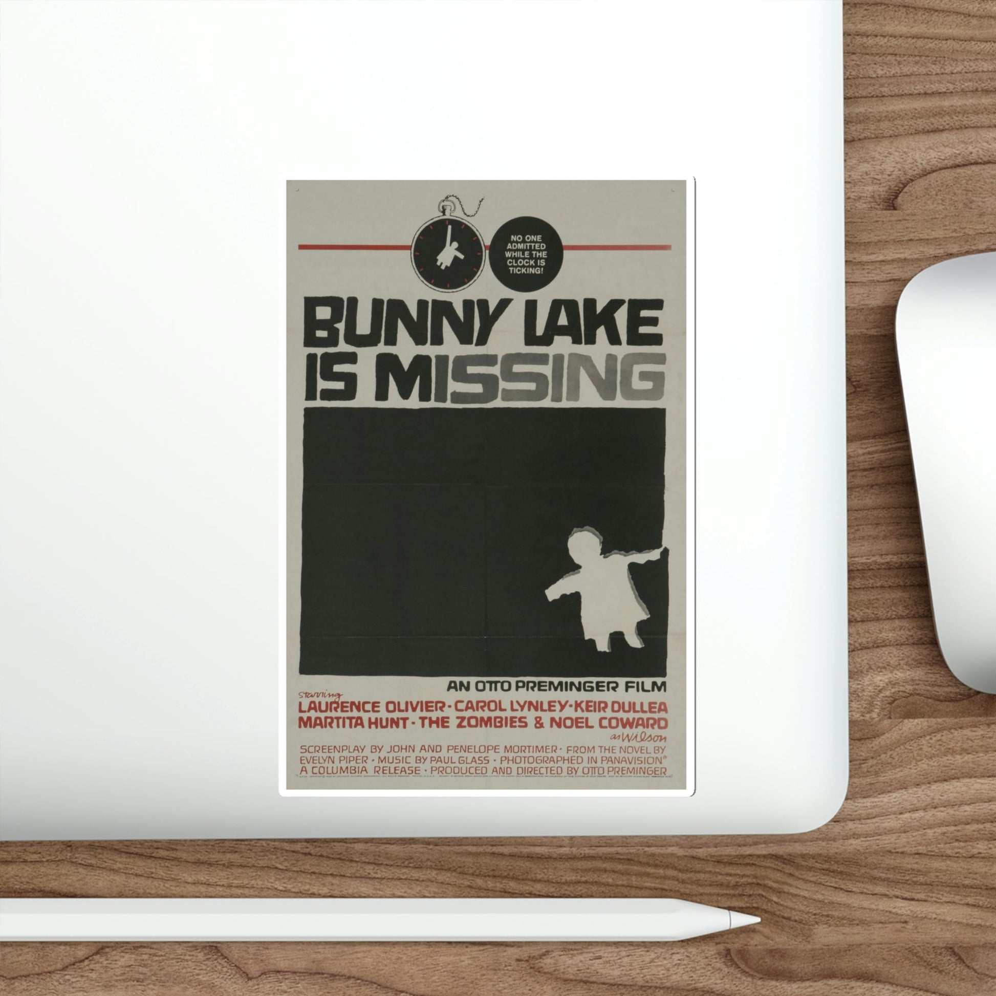 Bunny Lake Is Missing 1965 Movie Poster STICKER Vinyl Die-Cut Decal-The Sticker Space