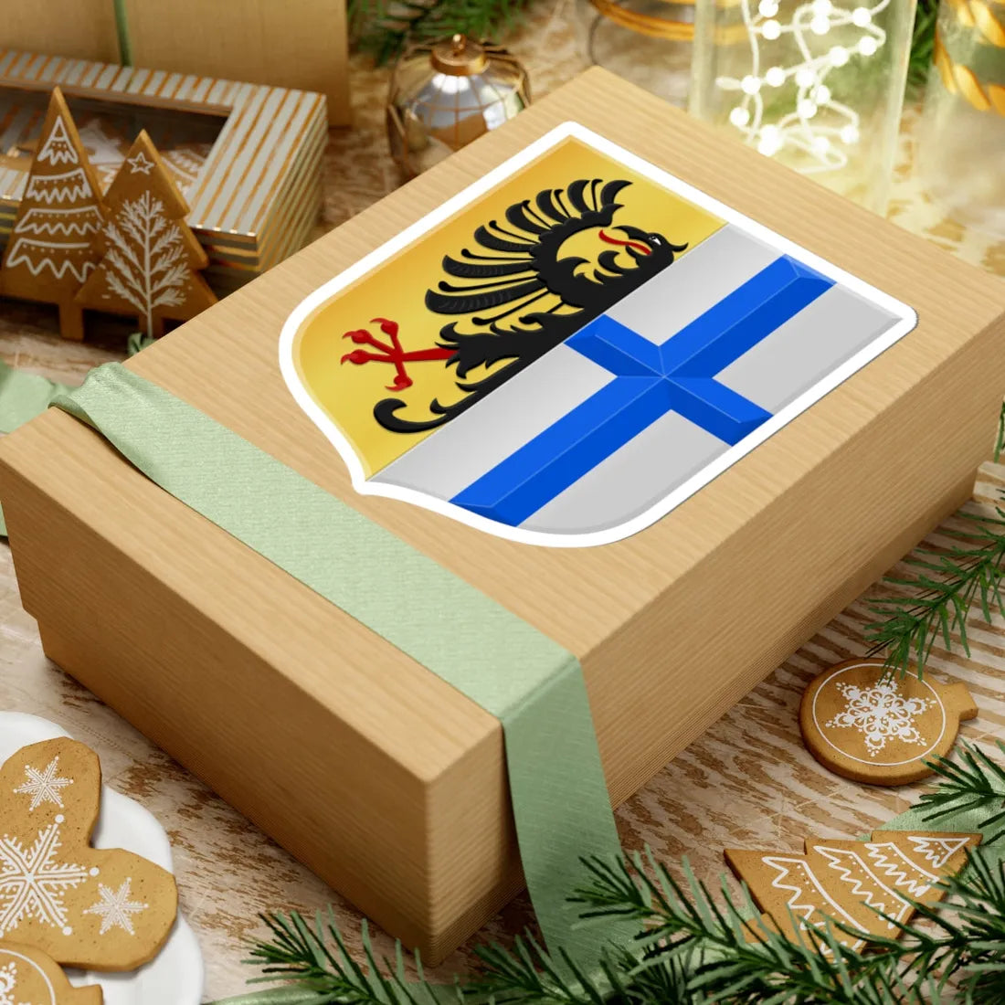 Bunschoten oud wapen (Netherlands) (Coat of Arms) STICKER Vinyl Kiss-Cut Decal - The Sticker Space