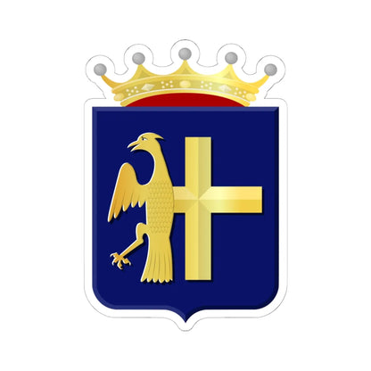 Bunschoten wapen HRVA (Netherlands) (Coat of Arms) STICKER Vinyl Kiss-Cut Decal 6 Inch White - The Sticker Space