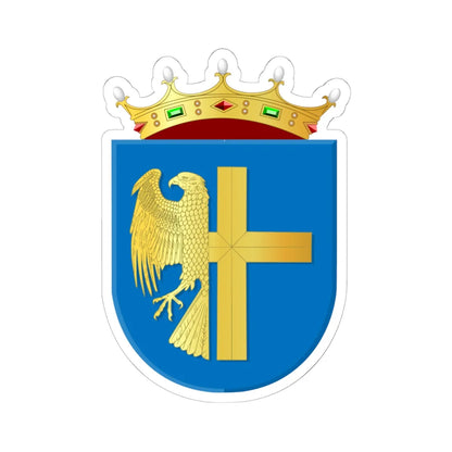 Bunschoten wapen (Netherlands) (Coat of Arms) STICKER Vinyl Kiss-Cut Decal 6 Inch White - The Sticker Space