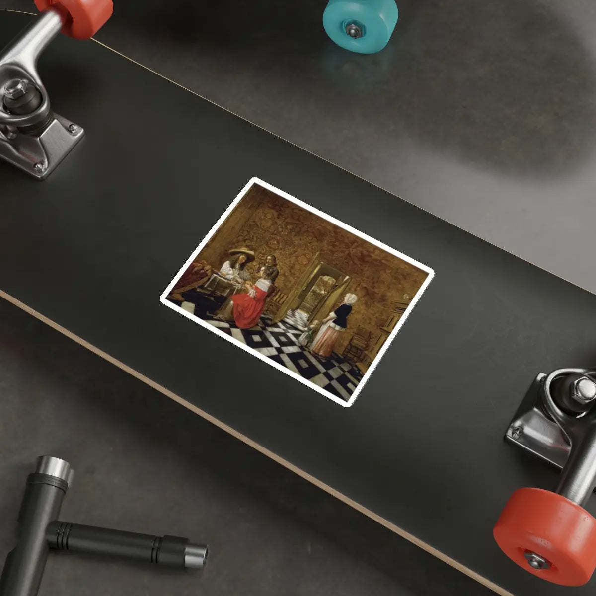 SKU:15975151673703672628 Sticker types:White Shape:Die-Cut Sizes:5" × 5"