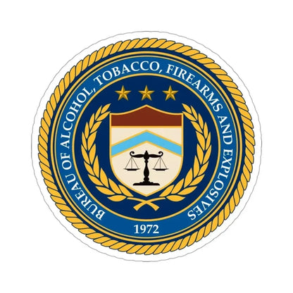 Bureau of Alcohol Tobacco Firearms and Explosives ATF STICKER Vinyl Die-Cut Decal - The Sticker Space
