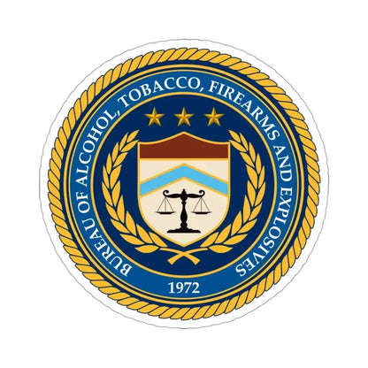 Bureau of Alcohol Tobacco Firearms and Explosives ATF STICKER Vinyl Die-Cut Decal - The Sticker Space